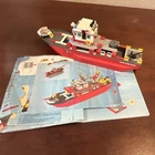 LEGO City Fire 7906 Fireboat Set w/ Instructions Retired - partial