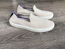 Rothy's The Original Womens Size 8 White Classic Comfort Slip On Shoes