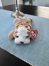 Ty Beanie Babies "Wrinkles" the Dog 1996