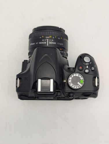 Nikon D3200 24MP APS-C DSLR Camera W/ AF NIKKOR 50mm Lens - Black (Untested) - Picture 5 of 6