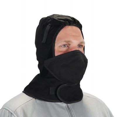- 16871 Winter Hard Hat Liner with Cotton Mouthpiece, N-Ferno 6871, black, kit