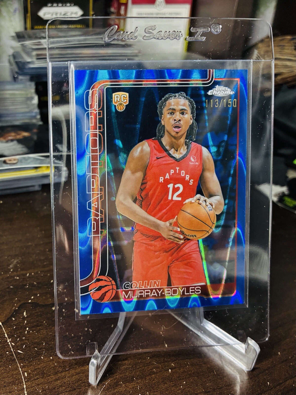 2025-26 Topps Chrome Blue Raywave /150 Collin Murray-Boyles #259