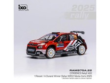 Citroen C3 Rally2 #22 winner Rallye Monte Carlo 2025 Rossel 1/43 IXO RAM975A