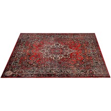 DRUMnBASE Vintage Persian Style Stage Rug Original Red 6 x 5.25 ft.