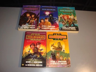 Star Wars Young Jedi Knights 5 Book Lot Kevin J. Anderson Rebecca Moesta Berkley - Image 1 of 4