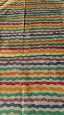 MULTI-COLOR STRIPE COTTON FABRIC--1/2 YARD