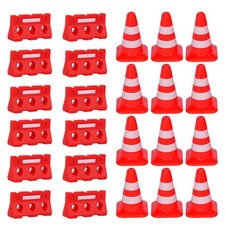Tiny Traffic Cones Crosswalk Signal Toys Roadblocks Children Outdoor