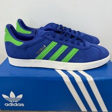 Size 10 - adidas Gazelle Royal Blue Energy Green for sale  display picture 3