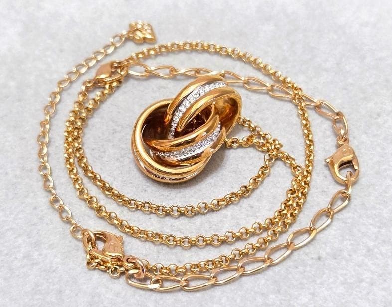 Swarovski Hyperbola Interlocking Circle Necklace,… - image 7