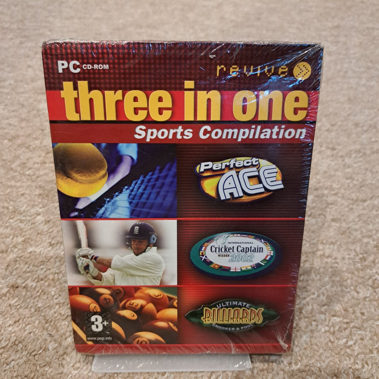 Three in One Sports Compilation PC CD-ROM Video Game Multiplayer NEW SEALED