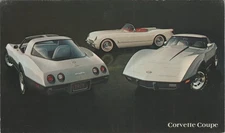 1978 Chevrolet Corvette Coupe Classic Car Postcard UNP