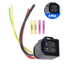 For Pierburg water pump BMW 3.0L CWA400 Connector Plug Pigtail Harness