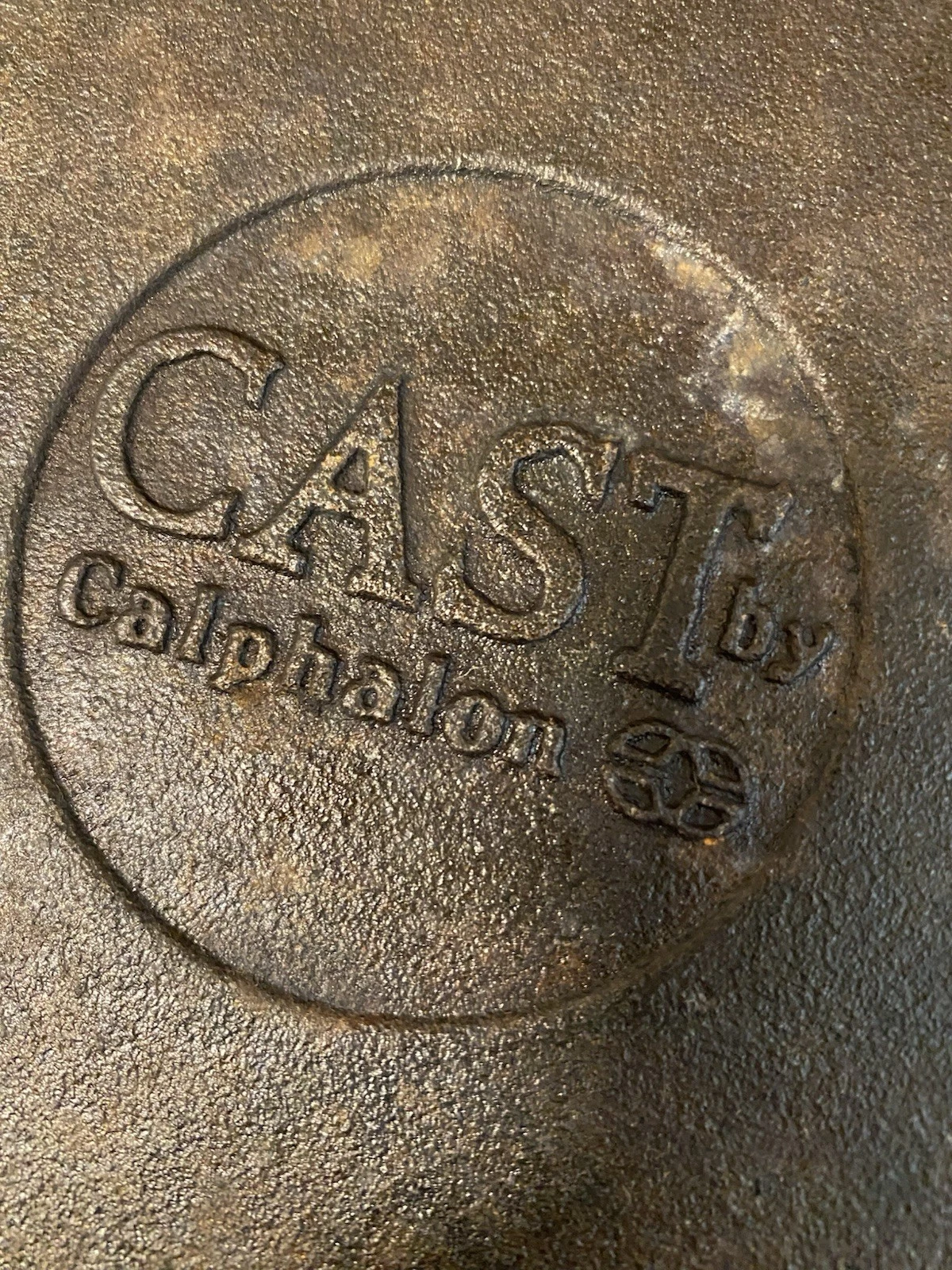 Cast by Calphalon 10 Cast Iron Frying Pan Skillet with Helper Handle