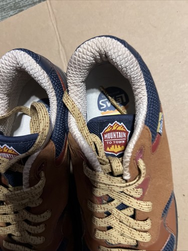 Lems Trailhead Blue Brown Sequoia Leather Hiking Shoes Women’s Size 11B - Picture 8 of 15