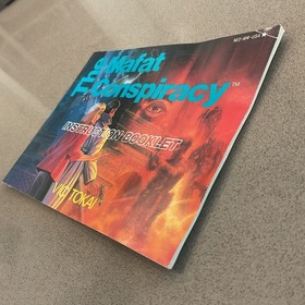 Mafat Conspiracy Nintendo NES Authentic Instruction Manual Booklet Lot