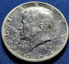 A Accented Hair 1964 Proof Kennedy Silver Half Dollar JFK. Straight From Set