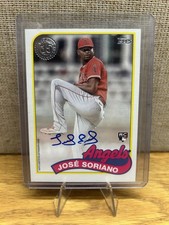 2024 Topps Update 1989 Topps Baseball Autographs Jose Soriano #89BA2-JS Auto RC