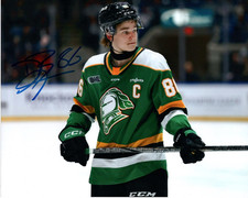 London Knights Denver Barkey  Autographed Signed 8x10 Photo COA #4