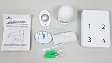 eMACROS HS003 Indoor/Outdoor Wireless Motion Sensor & Driveway Alarm New no Box