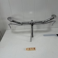 Vintage Raleigh Ind rod brake Handlebars & Stem With Grips & Brake Levers  C018