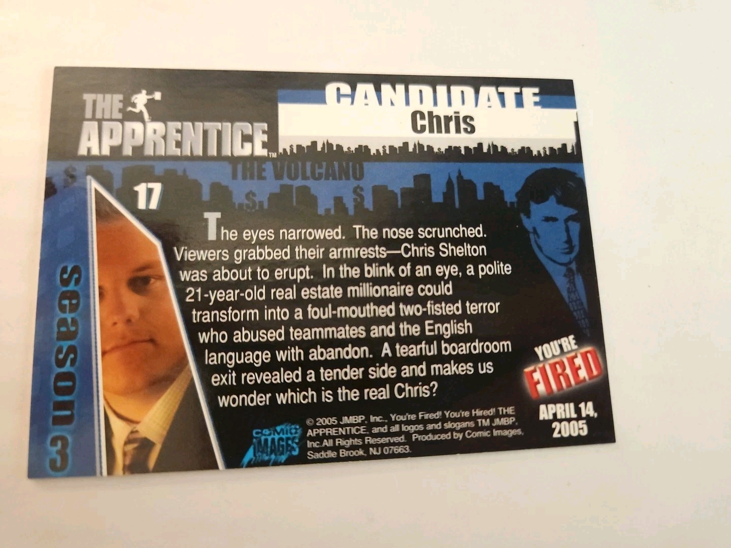 The Apprentice Collectable Trading Cards image 7