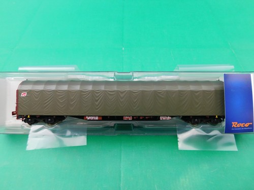 D18 Roco H0 Güterwagen 67317 FS Schiebeplanenwagen  AC KKK OVP TOP | Zustand: Gebraucht