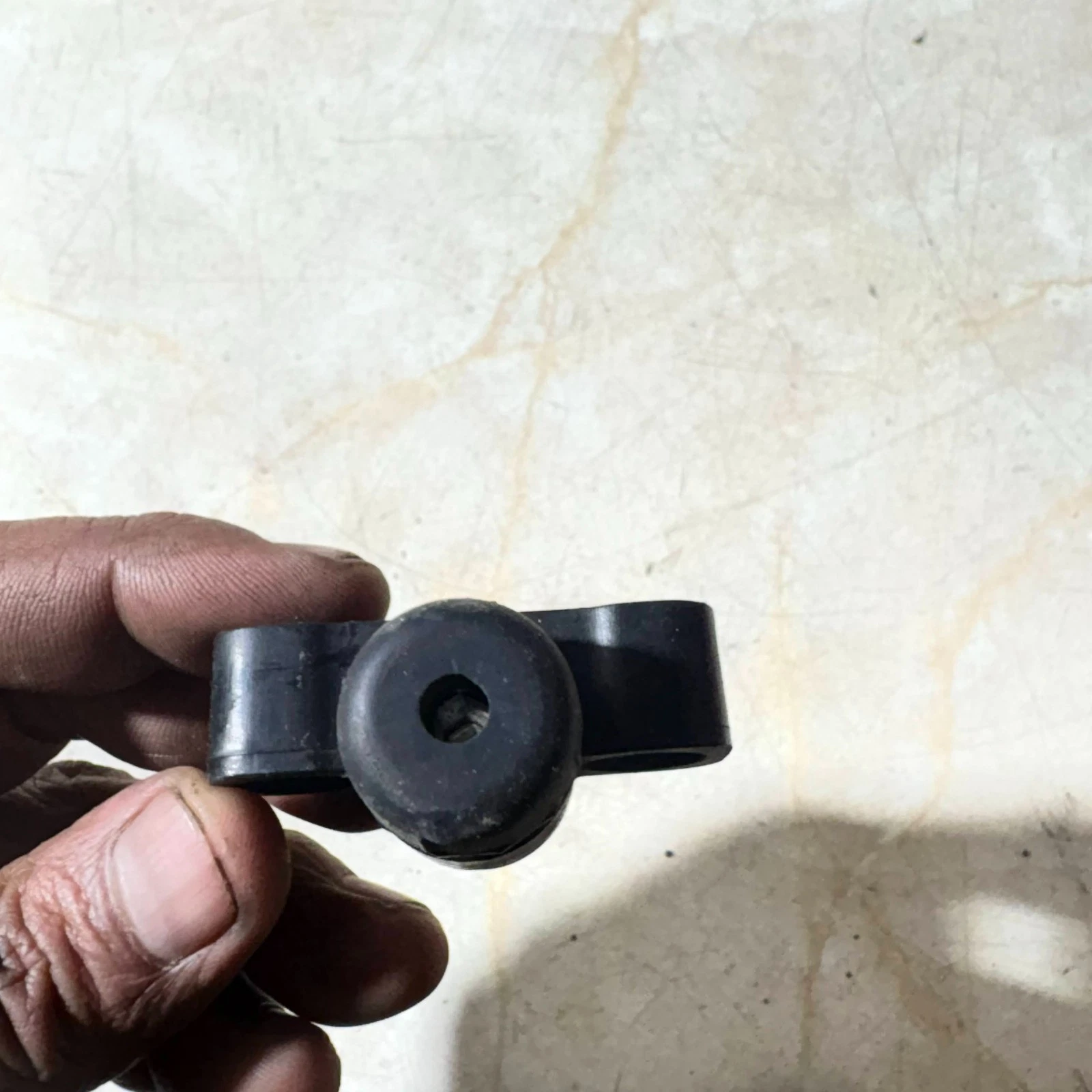 Audi A3 rear tailgate stop buffer actual item front view