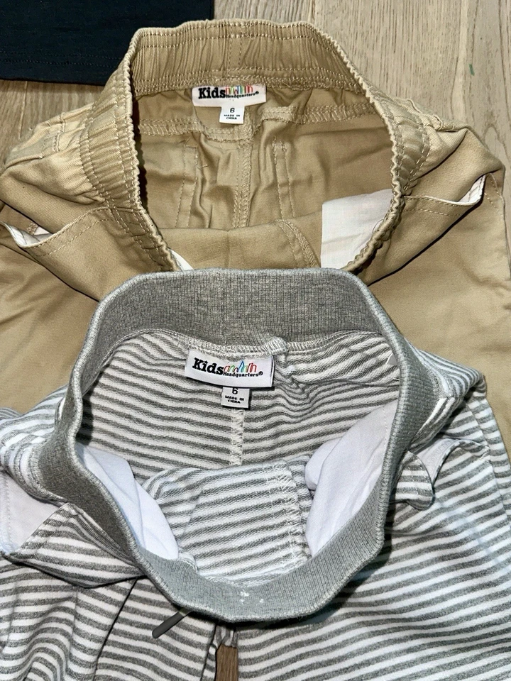Kids Headquarters Boys' Outfit 4-Piece Set T-Shirts, Pants, Short, Size 6 New - Image 4 of 4