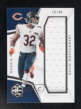 2019 Panini Limited Rookie Phenoms Silver Spotlight 16/49 David Montgomery 0vs5