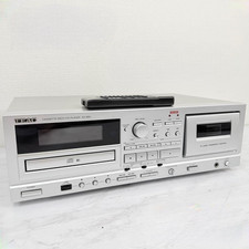 TEAC AD-850 CD Player Cassette Deck USB Recorder Combo with Remote Tested japan
