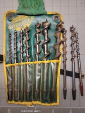 VINTAGE GREENLEE TOOLS No. 22R-2 WOOD AUGER BIT SET