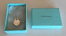  Tiffany & Co NY: Vintage Argento Sterling Si prega di tornare alla collana Catena 24"