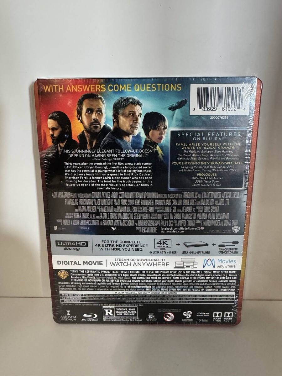 Blade Runner 2049 Édition Limitée SteelBook® Blu-ray 4K Ultra HD - Blu