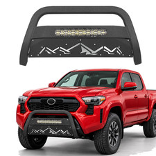 For 2016-2023 Toyota Tacoma 3 Bull Bar Push Bumper Grille Guard Wled Light Bar For 2016-2023 Toyota Tacoma 3 Bull Bar Push Bumper Grille Guard Wled Light Bar