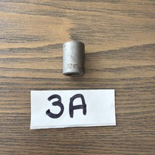 Vintage Herbrand Socket, 30812, 6 Pt. 12mm, 3/8" Drive "MADE IN USA"