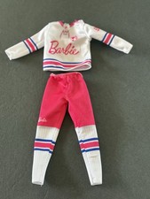Mattel Barbie Hockey Outfit Uniform Jersey Top & Pants - fits Curvy