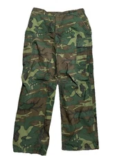 Vietnam Erdl Camouflage Pants Mens Medium Regular Poplin Trousers Pants Tropical