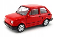 Welly Fiat 126 Rot MaßStab 1:34 1:39 4,5 Zoll Diecast Auto In Box