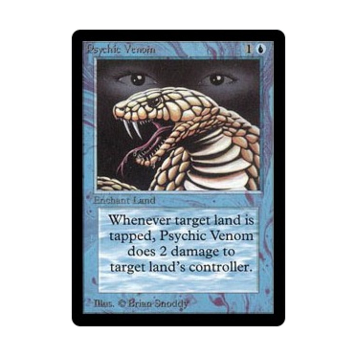 WOTC MtG Beta Psychic Venom (C) VG