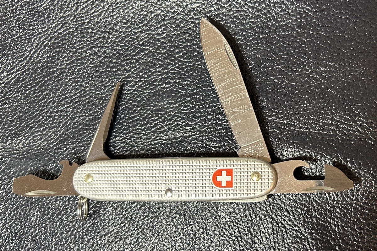 Victorinox SOLDIER Swiss Army Knife - Alox - Silver - 93mm - 1994