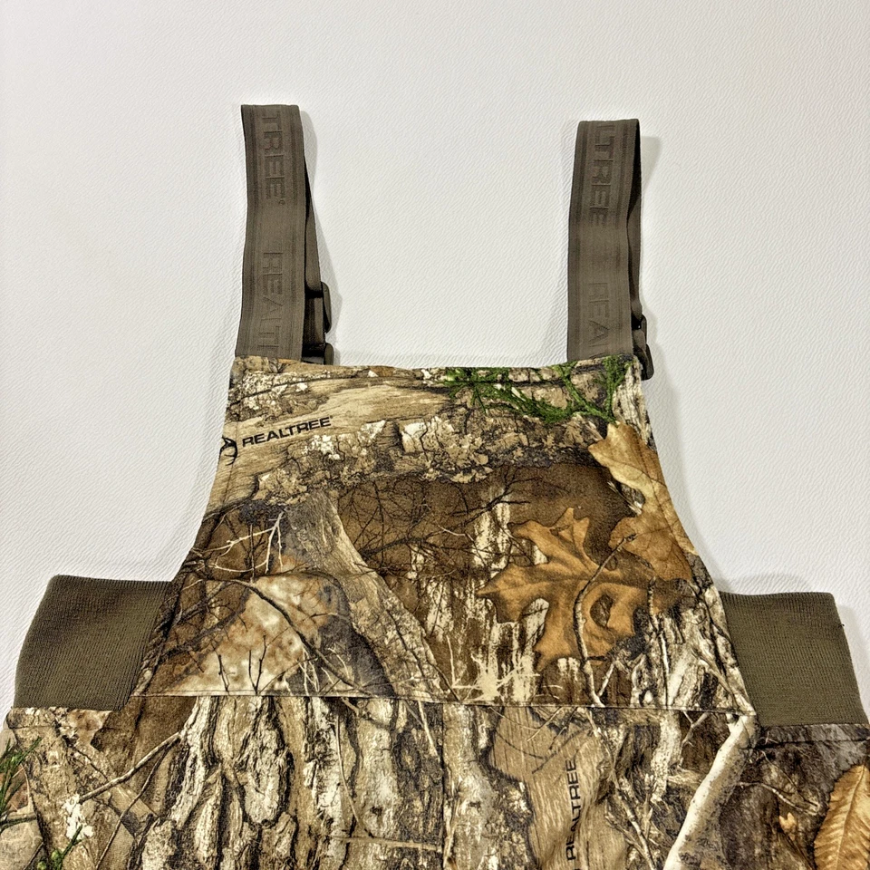 RealTree Edge Men’s 2XL Hunting Bib Overalls Camo Quilted Lined Outdoor Gear - Image 4 of 4