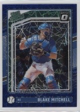 2024 Panini Donruss Optic Rated Prospects Blue Velocity Prizm Blake Mitchell fm0