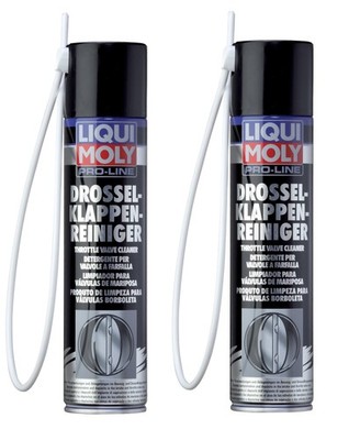 Liqui Moly Pro Line Drosselklappen Reiniger 2x400 ml Additiv für Benzin Motoren