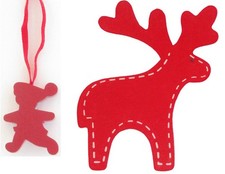 NEW SCANDINAVIAN SWEDISH NORWEGIAN DANISH FINNISH RED CHRISTMAS WOODEN ORNAMENTS