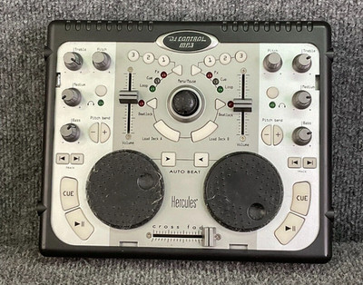 Hercules DJControl MP3 e2 2-Channel DJ Controller Compact Portable USB