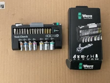 WERA TOOL CHECK 1 SB RATCHET, BITS & SOCKET TOOLS SET - 38-PC. SET (BRAND NEW.)