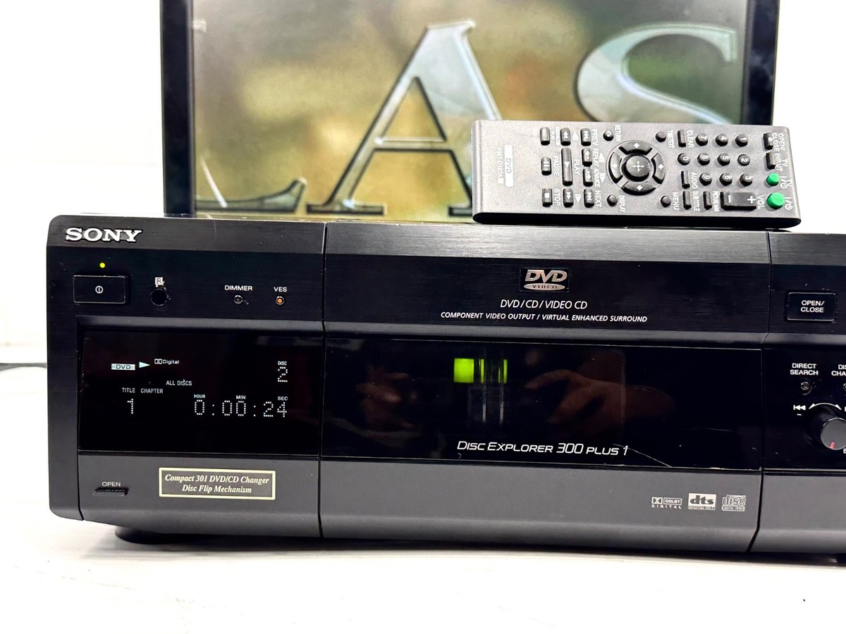 cocoaX55 53,54,56,57,58,60 DVD＆CD Refurb Sony DVP-CX860 Disc Explorer 300 plus 1 CD/DVD Player W