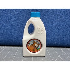 Fisher Price Mattel Milk Jug Pretend Play Toy Food Cow 4.5" Tall