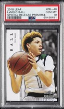 2018 LEAF SPECIAL RELEASE PREMIER ROOKIE #PR-48 LAMELO BALL PSA 10