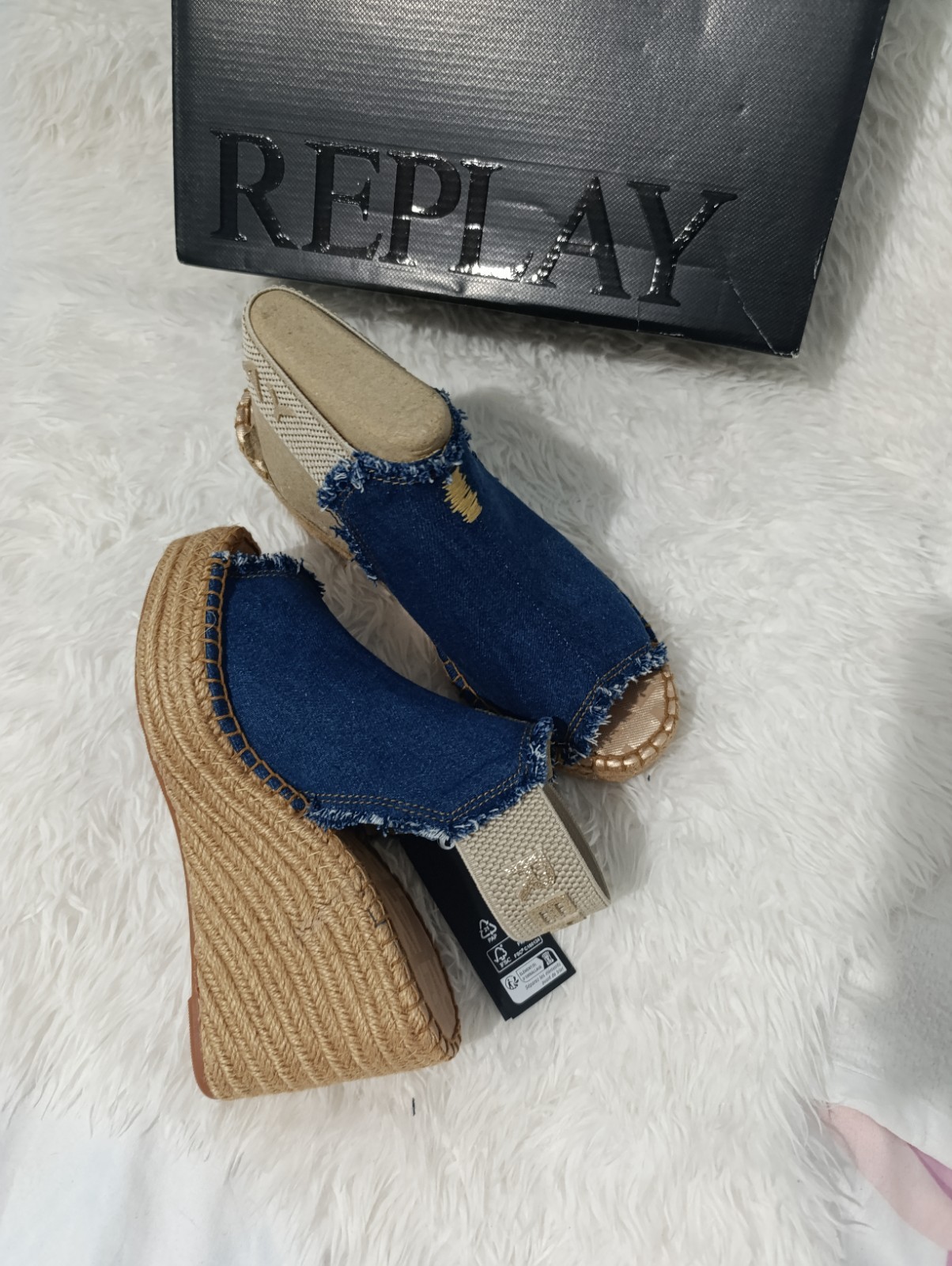 Sandalias Replay Denim Jess Tyne Nr 38